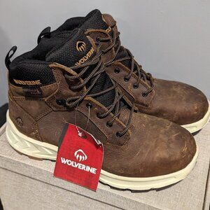 Wolverine Shiftplus Brown Leather Work Boots